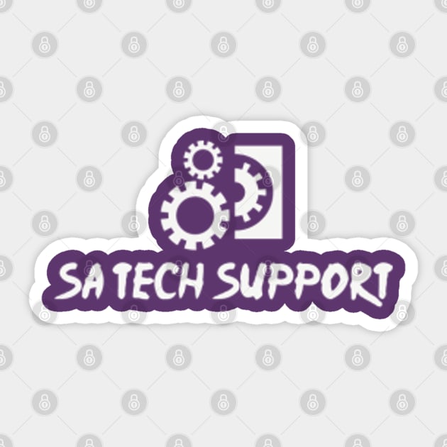 Gearing Up Sticker by SA Tech Support